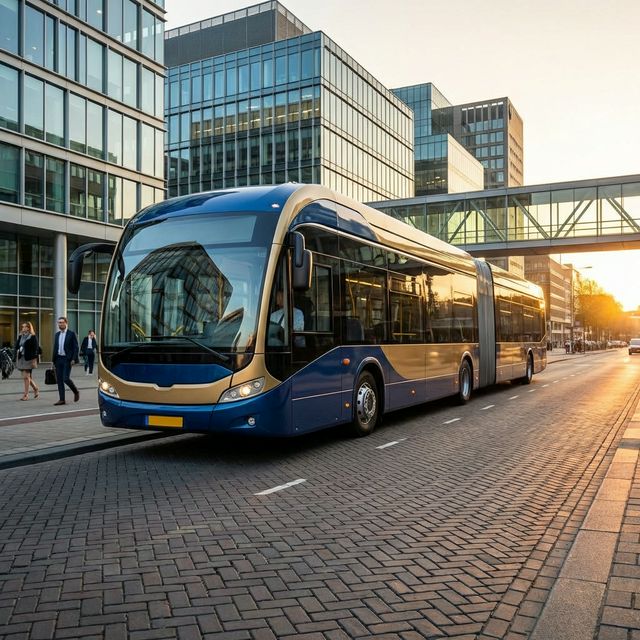 Moderne Stadsbus